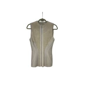 Vintage J. Mendel Vintage Lambskin & Shearling Vest — XS